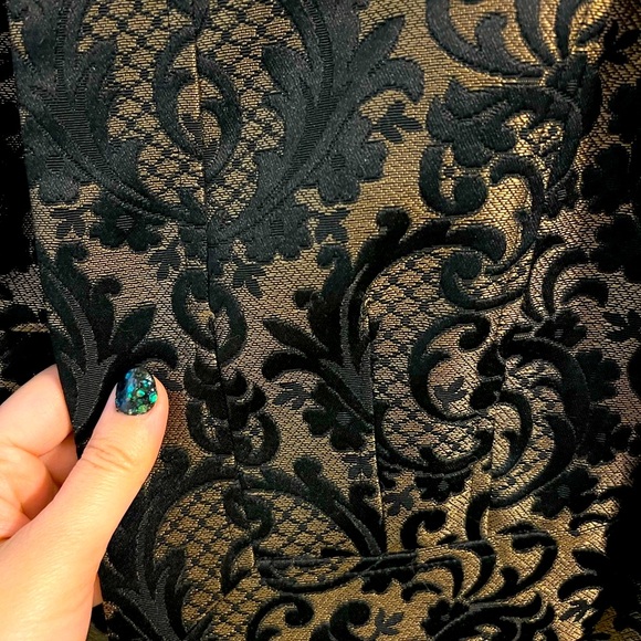 Vintage Ann Taylor Loft Brocade Dress & Jacket Set - Picture 5 of 11